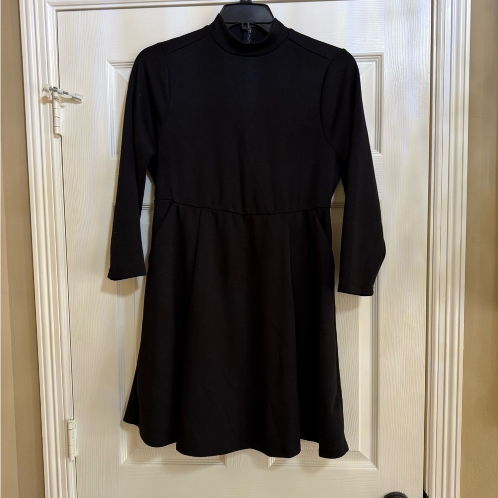 NWT Torrid Mock Neck Black Mini Dress